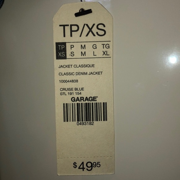 🌻NWT Garage classic denim jacket/Never Worn🌻 - Picture 6 of 7